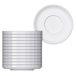 BAUSCHER Untertassen EDGE weiß Ø 13,0 cm, 12 St.