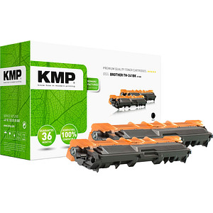 KMP B-T48D  schwarz Toner kompatibel zu brother TN241BK, 2er-Set