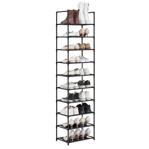 SONGMICS Schuhregal schwarz 45,0 x 28,0 x 173,0 cm, 1 St.