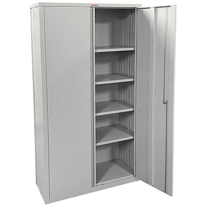 phoenix Stahlschrank SCF1891GGK grau 4 Fachböden 91,5 x 37,0 x 183,0 cm, zerlegt, faltbar, 1 St.