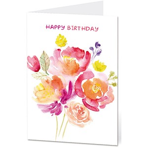 LUMA Geburtstagskarte Happy Birthday LU2033 DIN B6, 1 St.