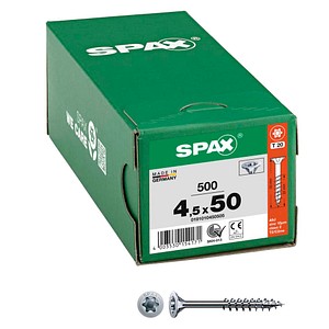 SPAX® Universalschrauben T20 Senkkopf WIROX 0191010450505 4,5 mm x 50 mm, 500 St.