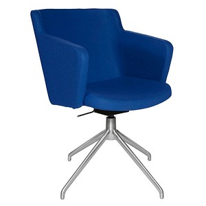 Topstar Besuchersessel SFH 1.0 royalblau edelstahl, Optik matt Stoff 58,0 x 66,0 x 87,0 - 90,0 cm, 1 St.