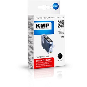 KMP C82 schwarz Tintenpatrone ersetzt Canon CLI-526 BK KMP C82 schwarz Tintenpatrone ersetzt Canon CLI-526 BK