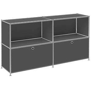 viasit Sideboard System4, 47479 anthrazit 152,9 x 40,4 x 80,7 cm, 1 St.