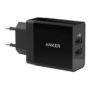 ANKER PowerPort2 Ladeadapter schwarz, 24 Watt