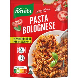 Knorr® Spaghetteria PASTA BOLOGNESE Fertiggericht 1x 2 Portionen, 1 St.