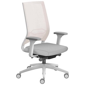 sedus Bürostuhl se:quaterback 2 membran, QB-125/201 Stoff grau, Gestell grau