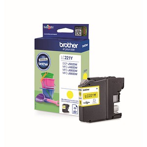brother LC-221Y gelb Tintenpatrone brother LC-221Y gelb Tintenpatrone