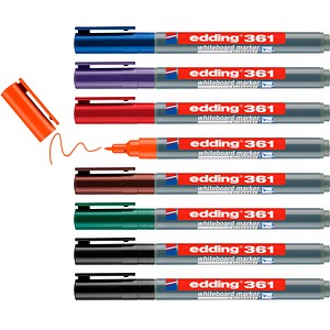 edding 361 Whiteboard-Marker farbsortiert 1,0 mm, 8 St.