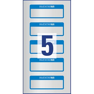 50 AVERY Zweckform Inventaretiketten 6906 blau 50 AVERY Zweckform Inventaretiketten 6906 blau