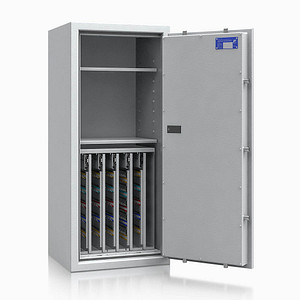 ISS safe4key Schlüsseltresor lichtgrau mit 440 Haken, Elektronikschloss, 50,0 x 42,0 x 115,0 cm, 1 St.