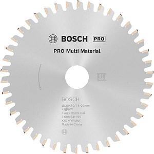 AKTION: BOSCH PRO Multi Material Kreissägeblatt 130,0 mm, 42 Zähne, 1 St. mit Prämie nach Registrierung