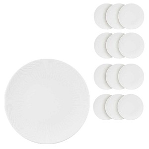 BAUSCHER Teller SMART STRIPES coup weiß Ø 17,0 cm, 12 St.