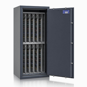 ISS safe4key Schlüsseltresor grau mit 880 Haken, Doppelbartschloss, 50,0 x 42,0 x 115,0 cm, 1 St.
