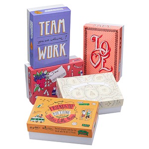 FALKEN Story Geschenkbox sortiert 24,0 x 36,0 x 12,0 cm, 5 St.