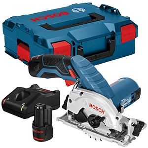 BOSCH Professional GKS 12V-26 Akku-Handkreissäge-Set 12,0 V, mit 2 Akkus