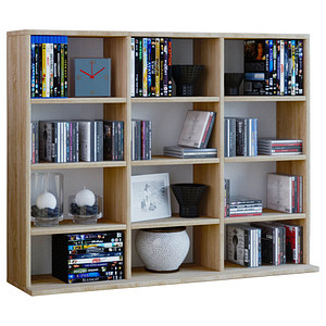 VCM my home Bücherregal Megosa Mini sonoma-eiche 102,0 x 23,0 x 83,0 cm