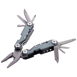 TROIKA® Multitool ARBEITSGERÄT mini TOL42/GY, Länge: 7,0 cm, 1 St.