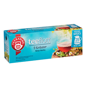 TEEKANNE teeflott Kräutertee Tee 25 Portionen