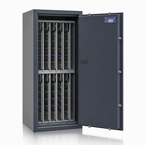 ISS safe4key Schlüsseltresor grau mit 880 Haken, Elektronikschloss, 50,0 x 42,0 x 115,0 cm, 1 St.