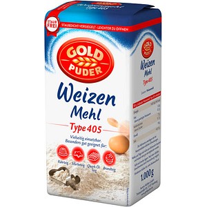 GOLDPUDER Weizenmehl Type 405 1,0 kg, 1 St.