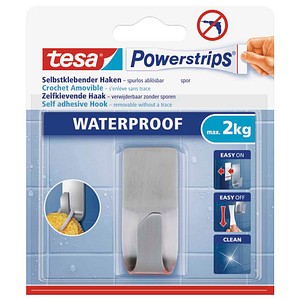tesa WATERPROOF Large Klebehaken für max. 2,0 kg, 2,0 x 5,0 cm, 1 St.