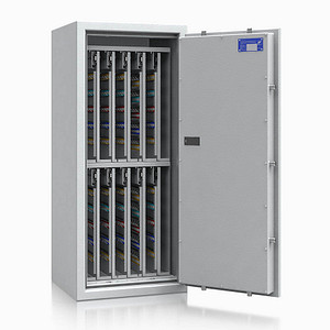 ISS safe4key Schlüsseltresor lichtgrau mit 880 Haken, Elektronikschloss, 50,0 x 42,0 x 115,0 cm, 1 St.