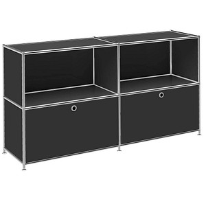 viasit Sideboard System4, 42263 schwarz 152,9 x 40,4 x 80,7 cm, 1 St.