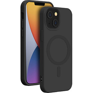 bigben Soft Case mit MagSafe Handy-Cover für Apple iPhone 13, iPhone 14 schwarz
