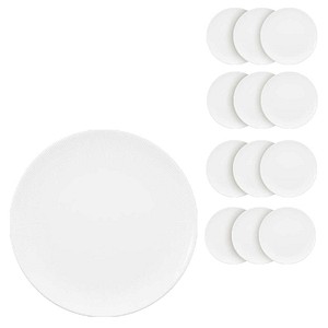 BAUSCHER Teller SMART STRIPES coup weiß Ø 20,0 cm, 12 St.