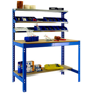 Simonrack Werkbank SIMONWORK BT1 blau 151,0 x 76,0 x 144,5 cm