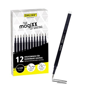 ONLINE® magiXX Gelschreiberminen schwarz 0,7 mm 12 St.