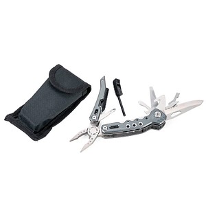 TROIKA® Multitool FIRE TOOL 14 TOL45/GY, Länge: 10,6 cm, 1 St.