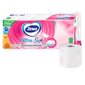 Zewa Toilettenpapier Ultra Soft 4-lagig, 20 Rollen