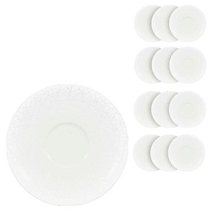 BAUSCHER Untertassen SMART CRUST weiß Ø 15,0 cm, 12 St.