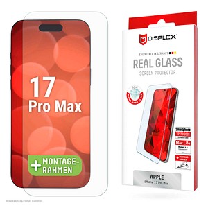 DISPLEX® Real Glass Display-Schutzglas für Apple iPhone 17 Pro Max