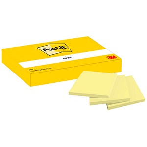 Post-it® Haftnotizen gelb, 3 Blöcke