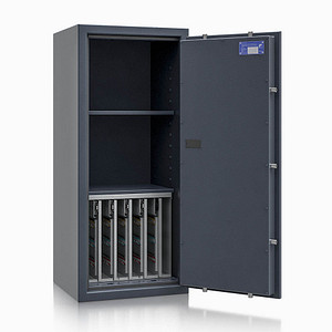 ISS safe4key Schlüsseltresor grau mit 280 Haken, Elektronikschloss, 50,0 x 42,0 x 115,0 cm, 1 St.