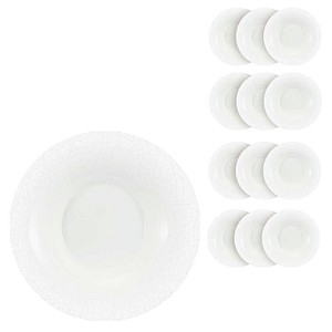 BAUSCHER Teller SMART CRUST tief weiß Ø 20,0 cm, 12 St.