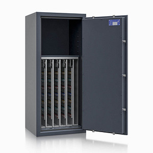 ISS safe4key Schlüsseltresor grau mit 600 Haken, Doppelbartschloss, 50,0 x 42,0 x 115,0 cm, 1 St.