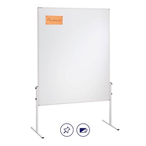 FRANKEN Moderationswand X-tra!Line 120,0 x 150,0 cm weiß