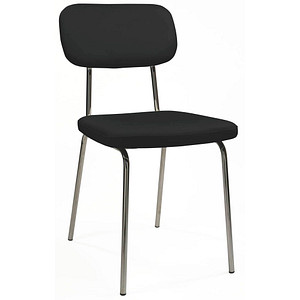 Mayer Besucherstuhl myVIVA 2134 01 30 572 schwarz Kunstleder, 1 St.