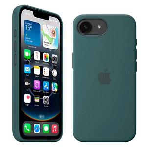 Apple Silikon Handyhülle für Apple iPhone 16e grün