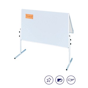 FRANKEN Moderationswand X-tra!Line 120,0 x 150,0 cm weiß