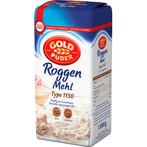 GOLDPUDER Roggenmehl Type 1150 1,0 kg, 1 St.