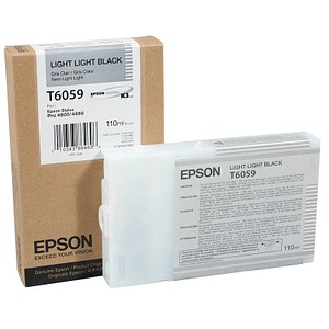 EPSON T6059 light light schwarz Tintenpatrone EPSON T6059 light light schwarz Tintenpatrone