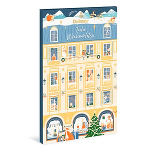 Dallmayr Klappkalender Teepyramiden Adventskalender 24 Portionen