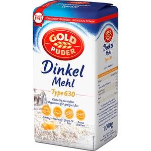 GOLDPUDER Dinkelmehl Type 630 1,0 kg, 1 St.