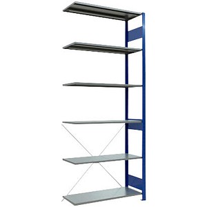 SCHULTE Anbauregal MULTIplus 150 12646-B enzianblau 100,0 x 40,0 x 250,0 cm